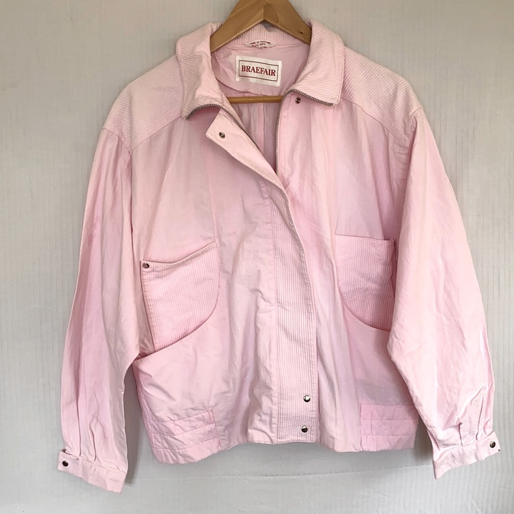 Vintage Braefair 80’s pink jacket